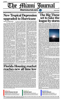 Miami Journal Newspaper Spread