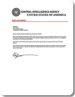 CIA Red Line Memo