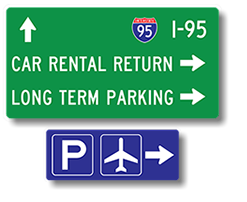Airport Directional Signs